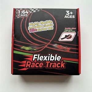 Flexible Race Car Track for Kids, 15 Feet Flex Race Car Track with Car